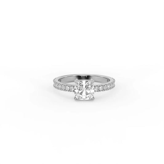 Seren Cushion Solitaire Ring
