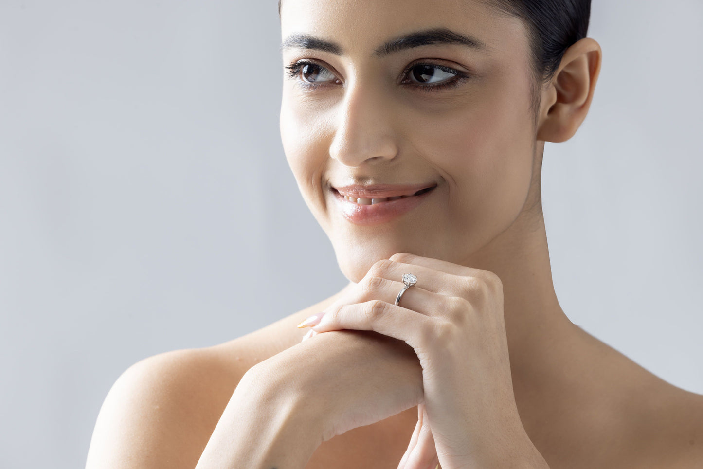 Aurora Round Solitaire Ring