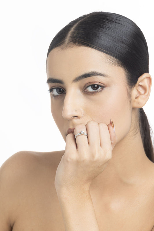 Stella Round Solitaire Ring