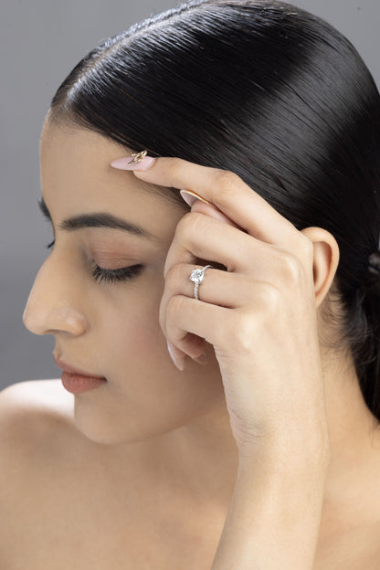 Seren Cushion Solitaire Ring