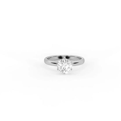 Aurora Round Solitaire Ring