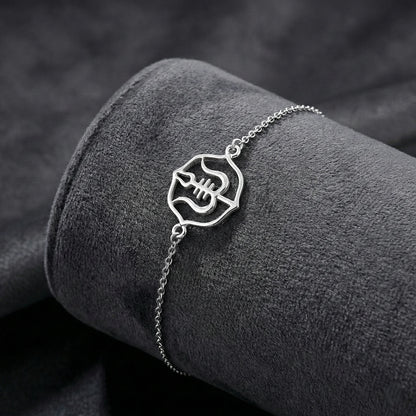 Trishul 925 Silver Bracelet -  Shiva Protection Jewelry for Men & Women