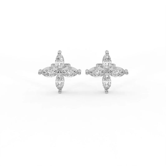 Bloom Marquise Petal Studs