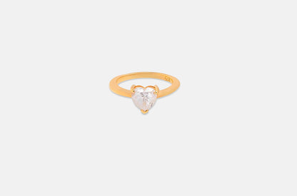Celeste Heart Solitaire Ring