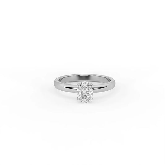 Eterna Oval Solitaire Ring