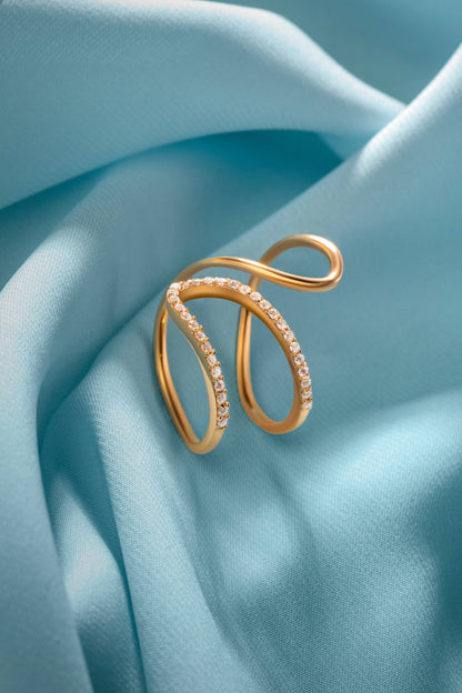 Infinity Curve Ring
