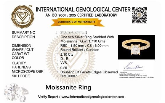 Seren Cushion Solitaire Ring