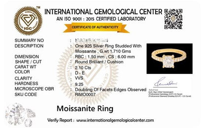 Seren Cushion Solitaire Ring