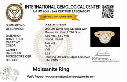 Vega Round Halo Ring