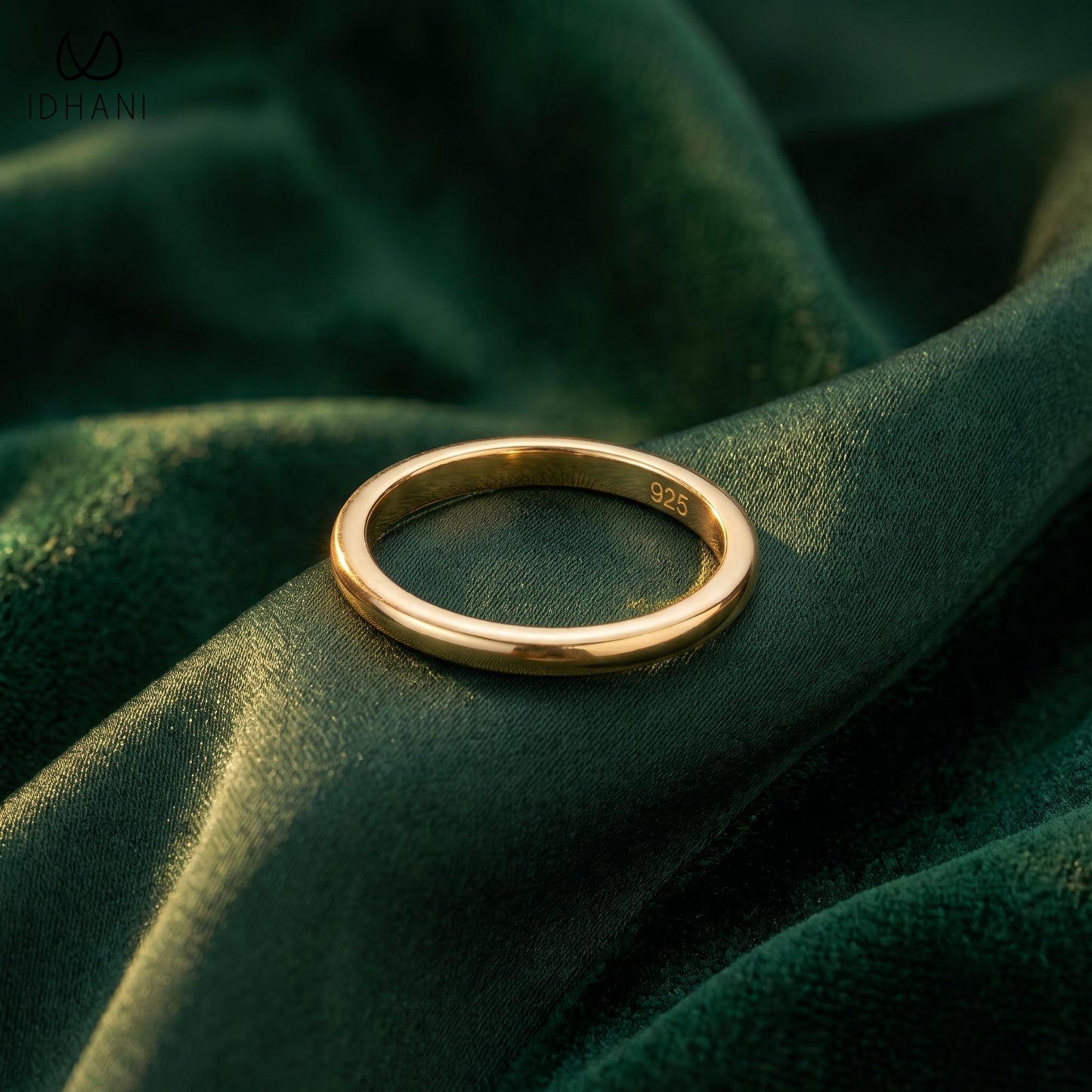 Essence Sleek 925 Silver Stacking Band | Minimalist Stacker Ring