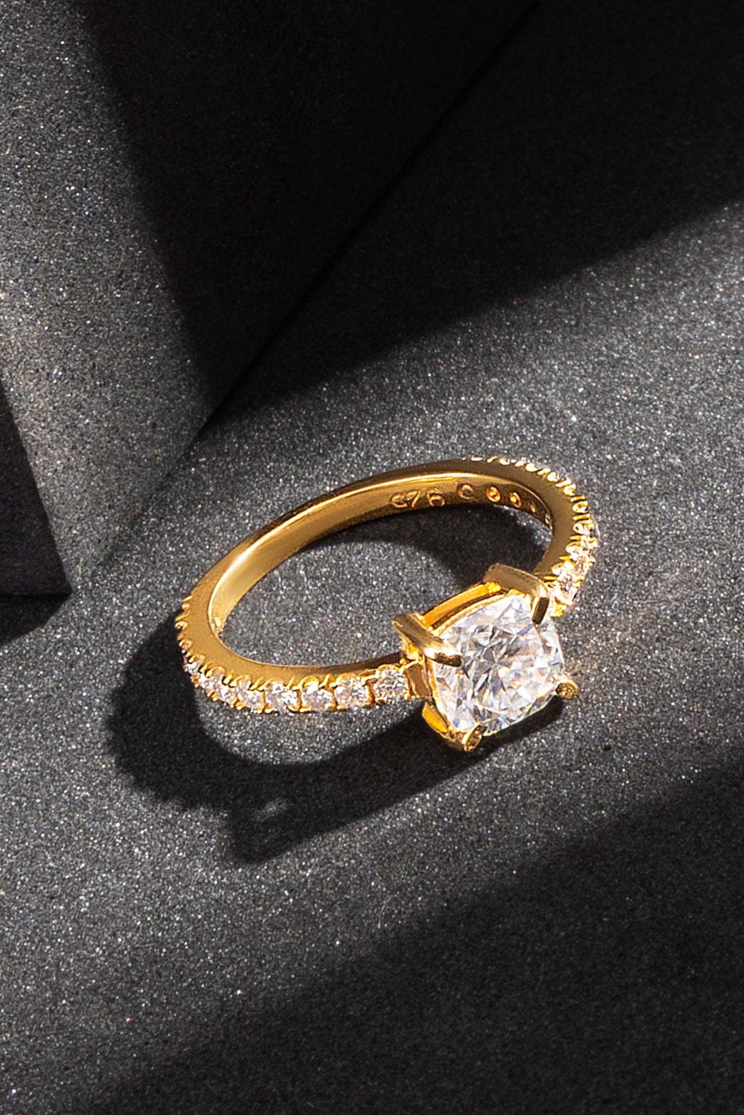 Seren Cushion Solitaire Ring