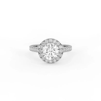 Vega Round Halo Ring