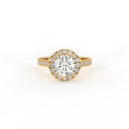 Vega Round Halo Ring