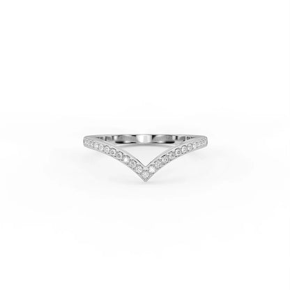 Vesta Pavé Chevron Band