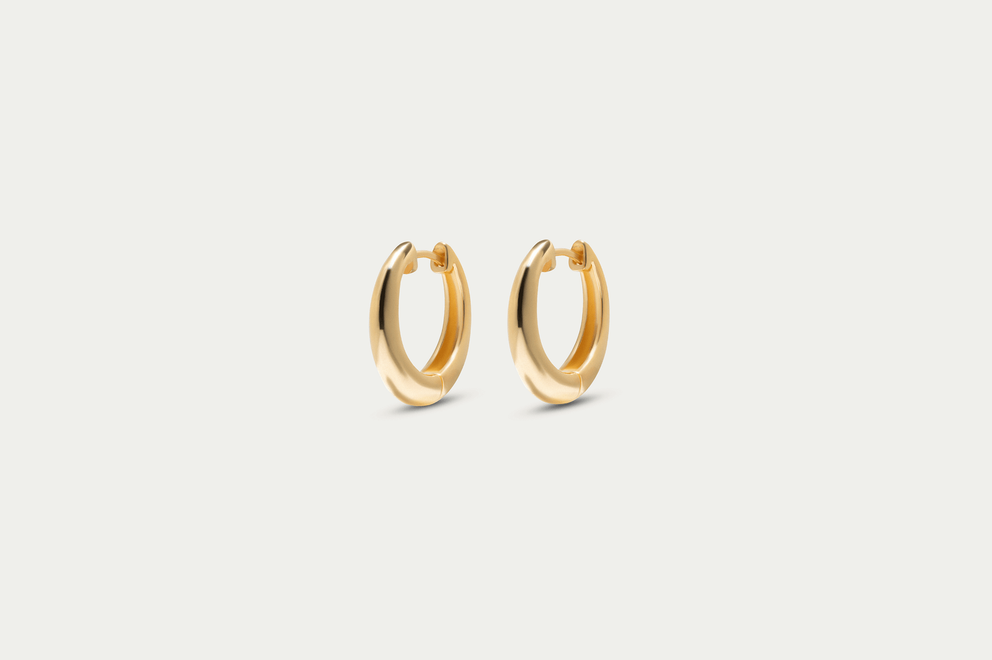 Sculpt High-Polished 925 Silver Dome Hoop Earrings - Bold architectural minimalist jewelry.